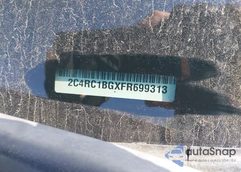 2015 Chrysler Town & Country Touring из США, поврежденный, VIN 2C4RC1BGXFR699313